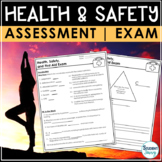 Health and Safety Test | First Aid Exam EDITABLE Assessmen