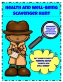 Health and Well-Being Scavenger Hunt Grades 1 - 3 (Differe