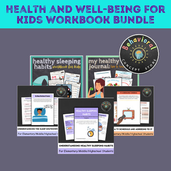 Preview of Cultivate Healthy Habits: Workbook for Mental & Physical Well-being Bundle
