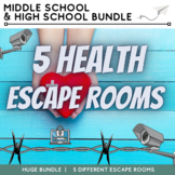 Health and Wellbeing Escape Room Collection (Digital & Pri