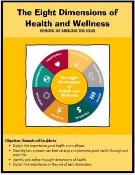 Preview of Health and Wellness - Eight Dimensions of Health