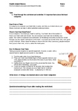 Health related fitness (heart rate/pulse)- Worksheet/Asses