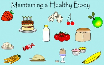 Preview of Healthy Body Smartboard Unit