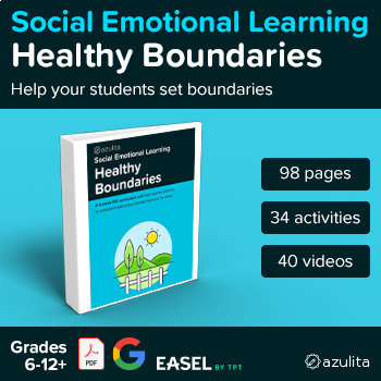 Preview of Healthy Boundaries — Social Emotional Learning (SEL) Unit