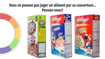 Preview of Healthy Choices Activity - Judging Cereal Boxes - Choix santé - FRENCH