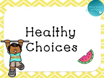 Preview of Healthy Choices PowerPoint