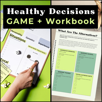Preview of Healthy Decision Making Activities For Teens - Drug & Alcohol Prevention 8-12