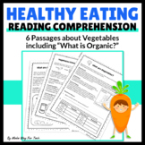 Healthy Eating and Nutrition: 6 Reading Comprehension Pass