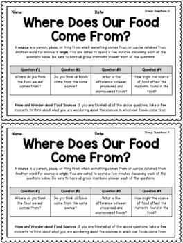 {Grade 3} Healthy Eating with Canada's Food Guide Activity ...