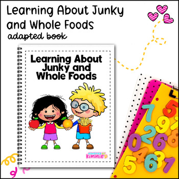 Preview of Healthy Eating Adapted Book for Special Education Adaptive Circle Time Activity