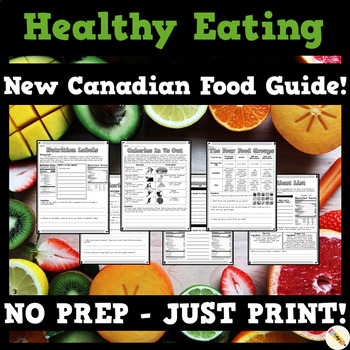 Healthy Eating Unit - New Canada Food Guide!