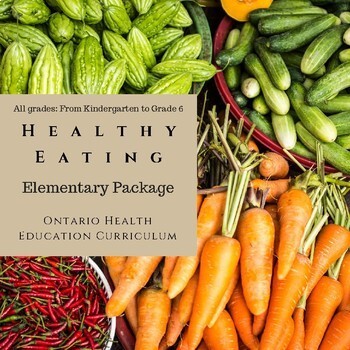 Preview of Healthy Eating - Elementary Bundle for Ontario Curriculum