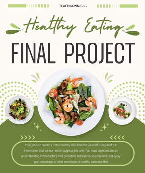 Preview of Healthy Eating Final Project - Create a Meal Plan