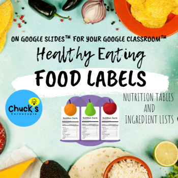 Preview of Healthy Eating - Food Labels (Nutrition Facts Tables - Ingredients) on Google™ 