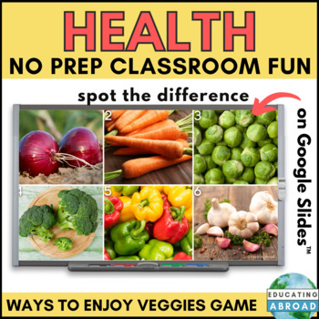 Preview of Healthy Eating Game for Focus and Attention | Fun Fruit and Vegetables Activity 
