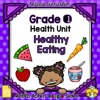 Preview of Healthy Eating – Grade 1 Health Unit