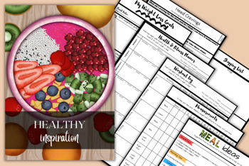 Preview of Healthy Eating Journal Weightloss Exercise Log