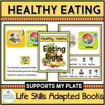 Healthy Eating Modified Book by Adapted for Teens | TpT