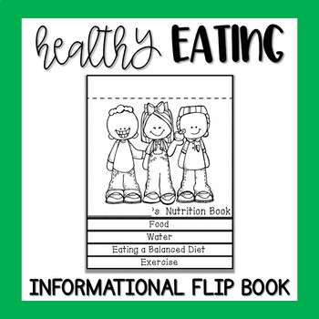 Preview of Healthy Eating & Nutrition Flip Book