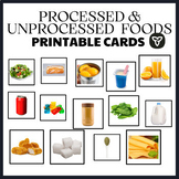 Healthy Eating - Processed / Unprocessed Foods Sorting Act