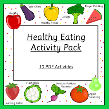 Preview of Healthy Eating Theme Pack - 10 Fun Activities