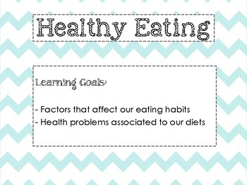 Healthy Eating Unit by Mrs D's Organized Classroom | TpT