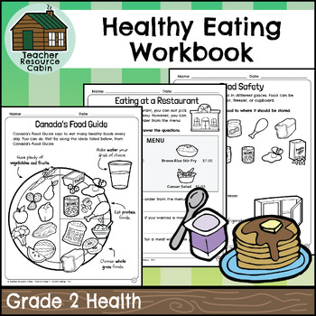 healthy eating workbook grade 2 new 2019 ontario health curriculum