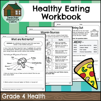 Preview of Grade 4 Healthy Eating Workbook (Ontario Health)