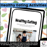 Healthy Eating Worksheets - Handouts and Assignments