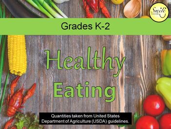 Preview of Healthy Eating and Balanced Diet PowerPoint Grades K-2