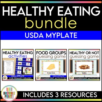 Preview of Healthy Eating and Nutrition - My Plate BUNDLE