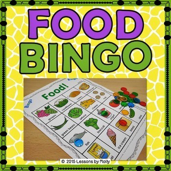 Preview of Healthy Food Choices {Bingo}