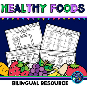 healthy food worksheets activities bilingual by from martz to class