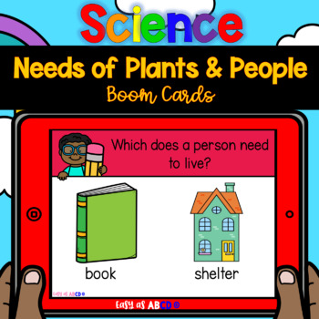 Preview of Needs of a Plant and Person | BOOM™ Cards