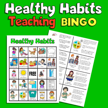 Preview of Healthy Habits Bingo Game