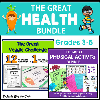Preview of Healthy Habits Healthy Eating and Nutrition Vegetables and Physical Activity 3-5