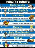 Healthy Habits Poster: Self Care and Hygiene
