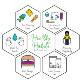 Healthy Habits Printable Book - Guided Writing