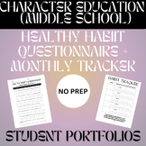 Healthy Habits Questionnaire + Tracker (Student Portfolios)