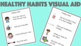 Healthy Habits Visual Aid ; COVID-19 ; Distance Learning