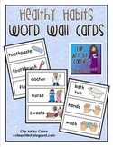 Healthy Habits Word Wall Cards