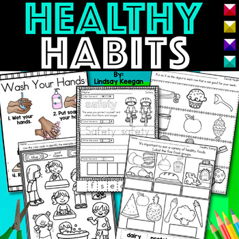 Preview of Healthy Habits for Hygiene, Dental Health, Healthy Eating, Exercise, and Safety