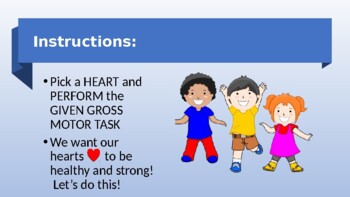 Preview of Healthy Hearts Gross Motor Game/Activity (Valentines Day)