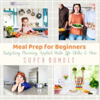 Preview of Nutrition Project Meal Planning for Kids Super Bundle (K-12)