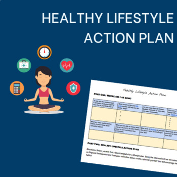 Preview of Healthy Lifestyle Action Plan Activity