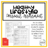 Healthy Lifestyle Personal Assessment | Health | CTE