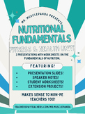 Healthy Lifestyle Unit - Nutritional Education Fundamentals