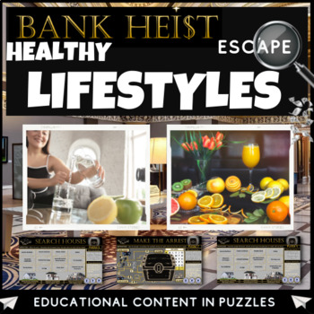 Preview of Healthy Lifestyles Escape Room