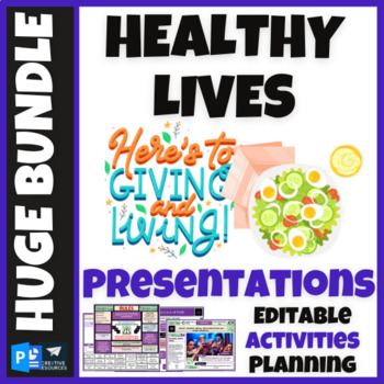Preview of Healthy Lives Bundle (Diet | Eating | Body Image | Risk | Self Esteem...)