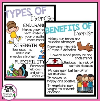 Healthy Living Poster Set - Classroom Decor by Pink Tulip Teaching ...